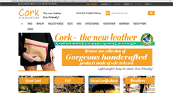 Desktop Screenshot of corkfashion.com